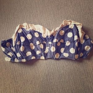 Vintage bathing suit top bustier! Sz.small